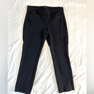 WHBM black Ponte Cropped Slim leg Jeans
